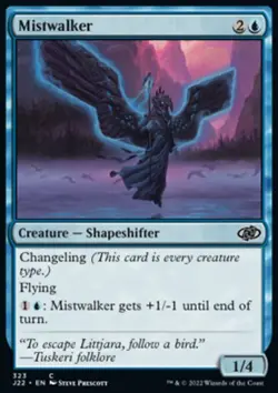 MTG Magic the Gathering Mistwalker (323/835) Jumpstart 2022 LP - Image 1