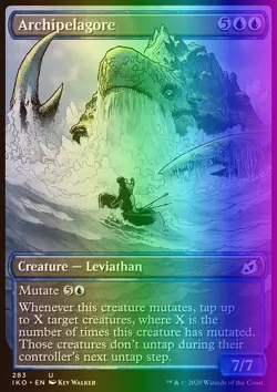 MTG Magic the Gathering Archipelagore (283/434) Ikoria Lair of Behemoths LP FOIL - Image 1