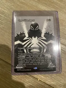 🔮 MTG: Opposition Agent Borderless Spider-Man MTG M 0019 MAR Marvel Regular - Image 1