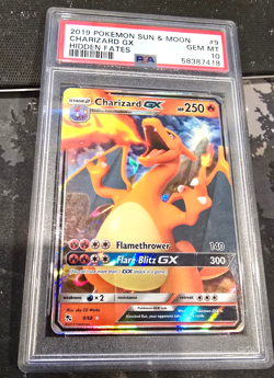 Pokemon Card Charizard GX 9/68 Ultra Rare Hidden Fates PSA 10 GEM MINT #9 - Image 1