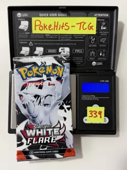 (HEAVY)🔥 22.70g Pokemon TCG White Flare Booster Pack Factory Sealed✅ - Image 1