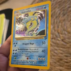 Gyarados 006/102 Base Set Holo Rare 100 HP Pokemon TCG Card - Image 2