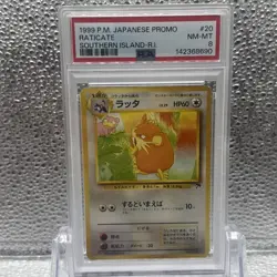 Pokemon PSA 8 Raticate Japanese Southern Islands Promo - Image 1