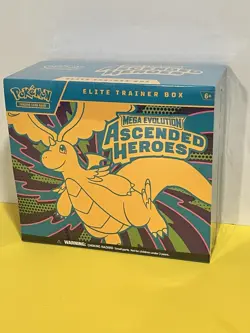 Factory Sealed Pokemon TCG Mega Evolution Ascended Heroes ETB Elite Trainer Box - Image 1