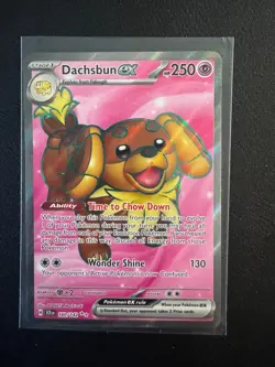 2024 Pokemon SV Stellar Crown Dachsbun ex #160/142 - Image 1