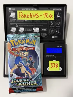 (HEAVY)🔥32.50g Pokemon TCG Journey Together Booster Pack Factory Sealed ✅ - Image 1