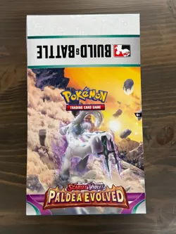 Pokemon Paldea Evolved (SV02) BUILD AND BATTLE SEALED DISPLAY BOX OF 10! - Image 1