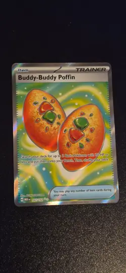 Buddy-Buddy Poffin 167/132 Ultra Rare Mega Evolution Pokemon NM - Image 1