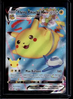 2021 Pokemon SWSH Celebrations Flying Pikachu VM #007/025 - Image 1