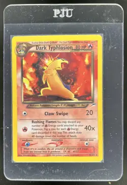 2002 Pokemon Neo Destiny Dark Typhlosion Holo Rare #10/105 - Image 1