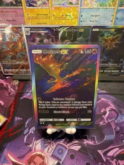 Pokemon TCG Pocket Moltres Textured Holo Rare - Fan Art / Custom Art - Image 1