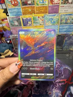 Pokemon TCG Pocket Moltres Textured Holo Rare - Fan Art / Custom Art - Image 3