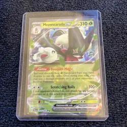 MEOWSCARADA EX 015/193 PALDEA EVOLVED POKEMON Holo DOUBLE RARE - Image 1