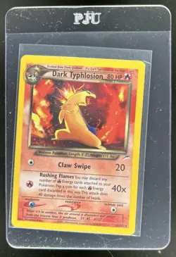 2002 Pokemon Neo Destiny Dark Typhlosion Holo Rare #10/105 - Image 1