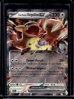 2026 Pokemon Ascended Heroes Team Rocket's Kangaskhan ex Double Rare #162/217 - Image 1