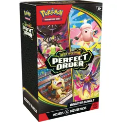 Pokemon TCG: Mega Evolution-Perfect Order Booster Bundle (6 Packs) New Sealed - Image 1