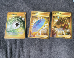 Pokemon 3 GOLD cards Lot Secret Rare - All near mint conditions - Image 1