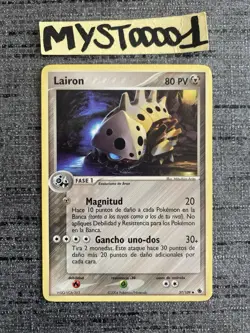 Carte Pokemon Lairon 37/109 Bloc Ex Rubis Saphir ESPAGNOLE OCCASION - Image 1