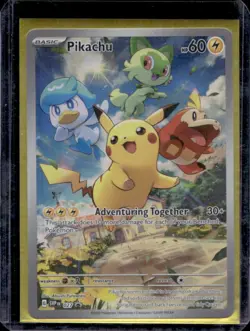 2023 Pokemon SV Black Star Promos Pikachu #027 - Image 1