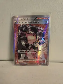 Pokemon TCG Team Rocket's Handiwork (Full Art) 124/124 Fates Collide Holo - Image 1