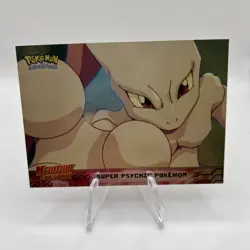 Pokemon TCG Super Psychic Pokemon Pokemon Topps Mewtwo Strikes Back promo - Image 1