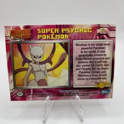 Pokemon TCG Super Psychic Pokemon Pokemon Topps Mewtwo Strikes Back promo - Image 2