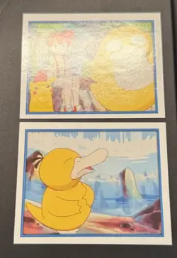 Psyduck Pikachu Misty Sticker #163 Pokemon Merlin Collection 2000 + 162 psyduck - Image 2
