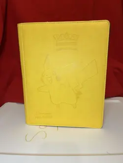 Ultra Pro Pokemon Pikachu Binder Yellow 9 Pocket - Image 1