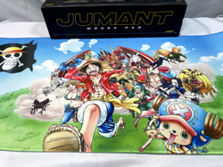 Anime One Piece Straw Hat Pirates Forest Animals Chase Mouse Pad - Image 1