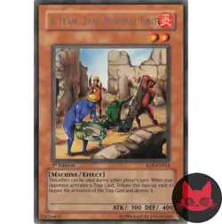 Yugioh A-Team: Trap Disposal Uni RDS-EN033 Rare 1st Edition NM - Image 1