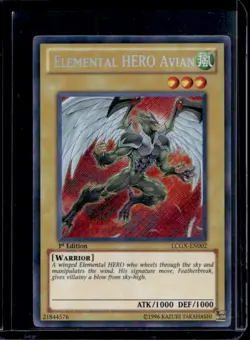2011 Yu-Gi-Oh Duel Academy Years Elemental HERO Avian #LCGX-EN002 - Image 1