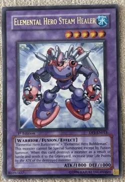 Elemental Hero Steam Healer DP1-EN013 - Jaden Yuki - 1st Edition - Image 1