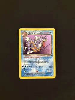 Pokemon TCG Dark Gyarados 8/82 Team Rocket Holo Rare Unlimited WOTC Vintage - Image 1
