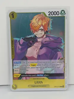 Lilith OP13-113 R Foil Carrying On His Will One Piece TCG NM/M - Image 1