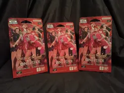 (3) One Piece Heroines Sealed EB-03 Sleeved Booster Packs English Version - Image 1