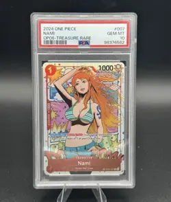 PSA 10 Nami OP06-007 Treasure Rare – One Piece Wings of the Captain – GEM MINT - Image 1