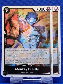 2x Monkey.D.Luffy OP15-092 R | Adventure on Kami's Island | One Piece TCG | EN - Image 1