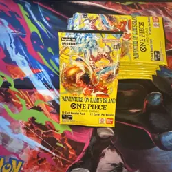 One Piece - OP15 Adventure On Kamis Island - 13 SEALED ENGLISH BOOSTER PACKS - Image 1