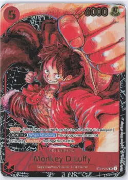 One Piece CCG Monkey.D.Luffy ST01-012 SR Awakening of the New Era NM Condition - Image 1
