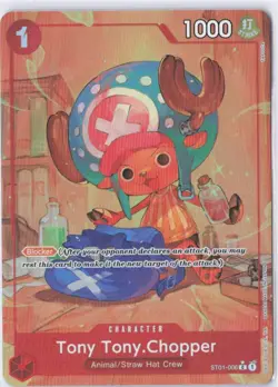 One Piece Tony Tony Chopper ST01-006 Alt Art PRB01 - English NM - Image 1