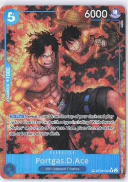 Portgas.D.Ace OP08-052 Treasure Rare One Piece NM Near Mint - Image 1