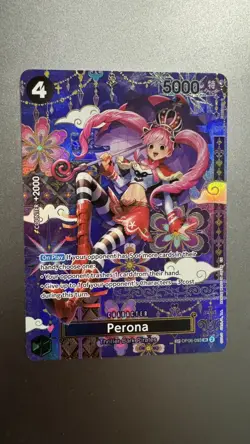 One Piece TCG - Perona OP06-093 OP14 SP English Alt Art The Azure Sea's Seven - Image 1