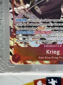 One Piece KRIEG OP15-008 Alt Art SR Adventure On Kami’s Island~English - Image 5