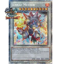 Yugioh! 1x Jurrac Meteor BLMM-EN150 Starlight Rare 1st Ed NM - Image 1