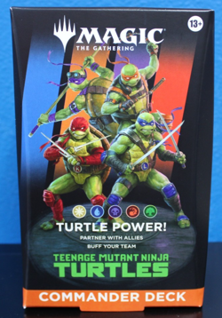 MTG Turtle Power! Teenage Mutant Ninja Turtles Commander Deck New English Magic - Image 1