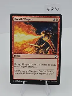 MTG Breath Weapon - CLB #165 - Image 3
