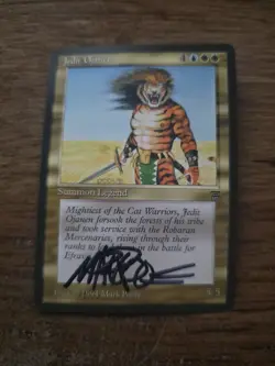 Jedit Ojanen Artist Proof SIGNED Mark Poole Mtg Legends Set - Image 1