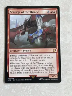 DDcards 🇨🇦 LTR Mtg Lord Of The Rings Commander LTC LOTR Scourge Of The Throne - Image 1