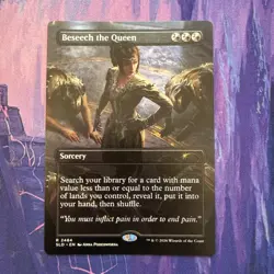 Beseech the Queen MINT Borderless 2484 Secret Lair SLD MTG Rare Unplayed Regular - Image 1