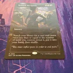 Beseech the Queen MINT Borderless 2484 Secret Lair SLD MTG Rare Unplayed Regular - Image 2